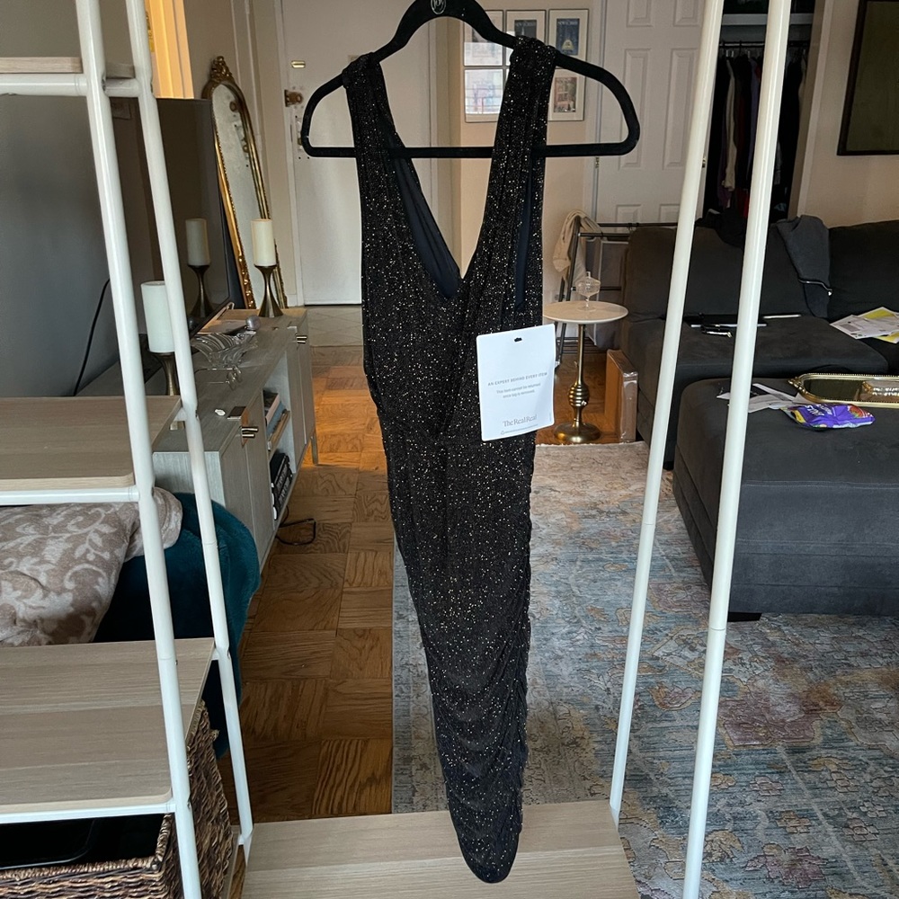 Sparkly fitted Alice + Olivia Dress